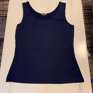navy tank size large